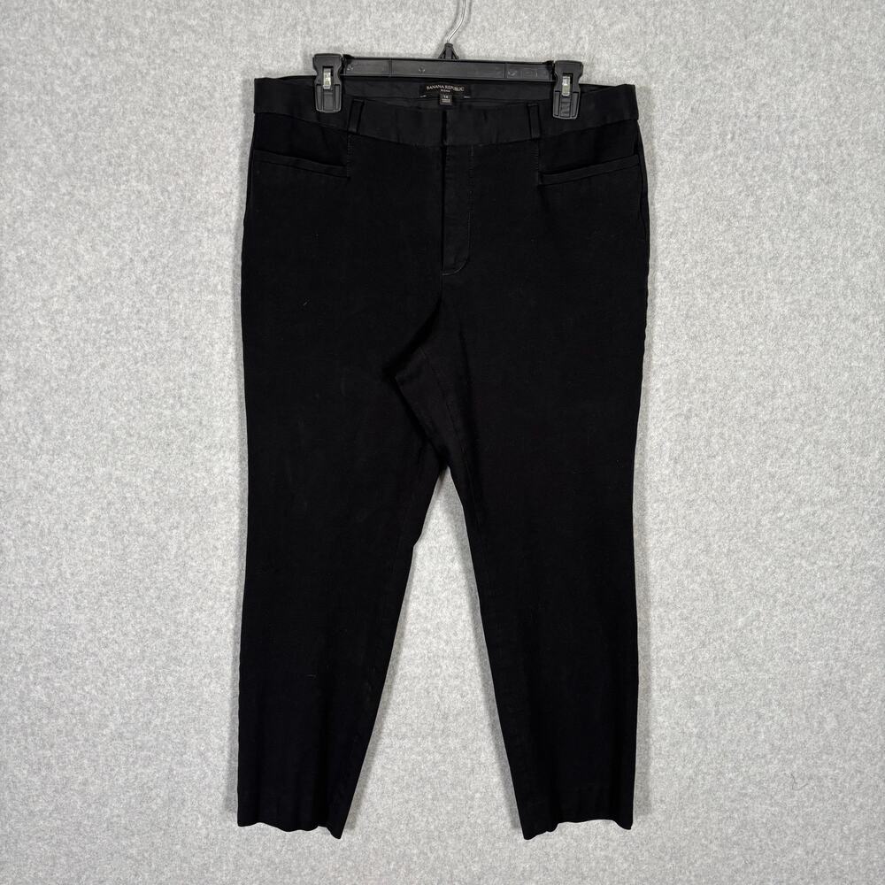 Banana Republic Sloan Pants 14 Chino Cigarette Pixie Capsule Career Office Crop